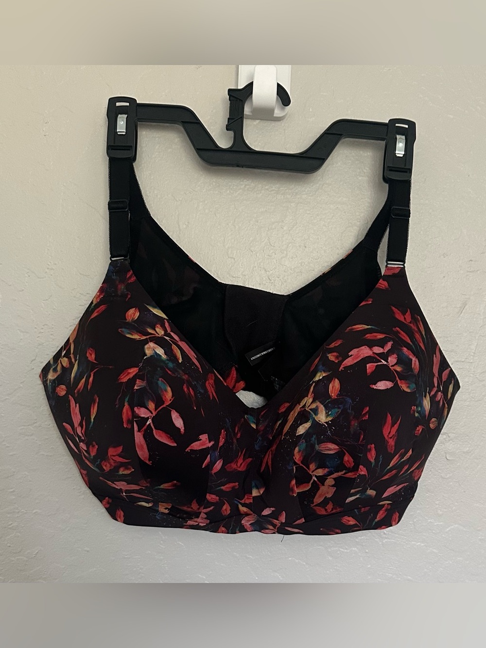 Torrid Curve 360° Back Smoothing Push-Up Plunge Bra Floral Multi 42DDD